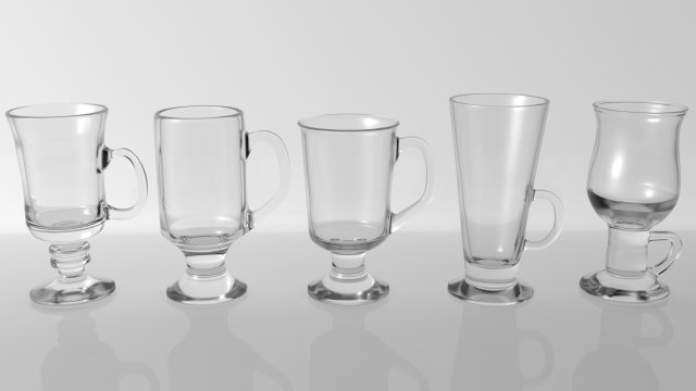 glass pack collection 13 3D 模型 .c4d .max .obj .3ds .fbx .stl .blend 