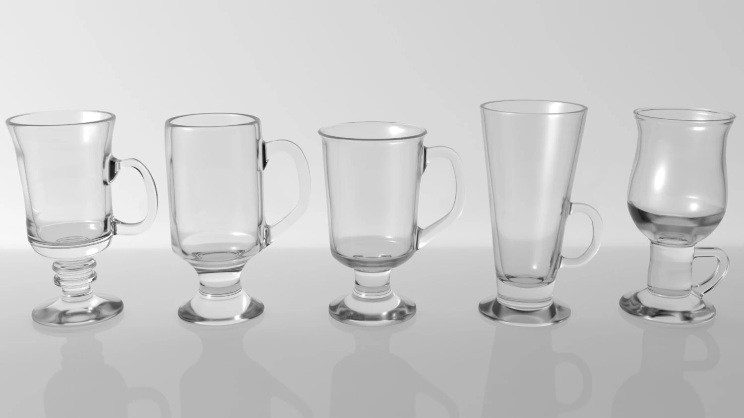 glass pack collection 13 3D Model .c4d .max .obj .3ds .fbx .stl .blend 