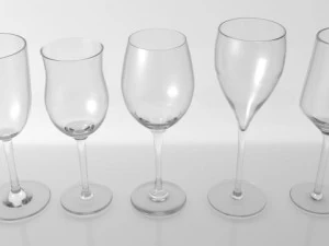 collezione di confezioni di vetro 15 Modello 3D