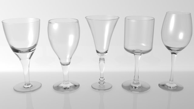 glass pack collection 16 3D Model .c4d .max .obj .3ds .fbx .stl .blend 