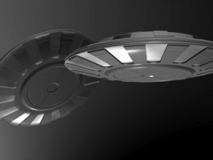 ufo classic flying saucer 3D Model