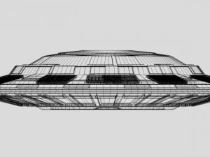 ufo classic flying saucer 3D Model