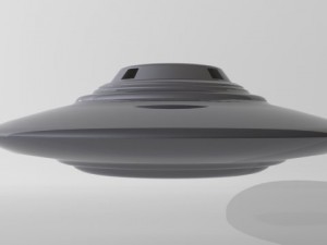 ufo classic flying saucer 02 3D 모델