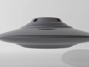 ufo classic flying saucer 02 3D Model