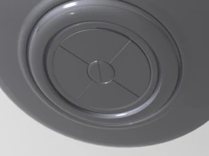 ufo classic flying saucer 02 3D Model