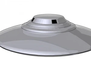 ufo classic flying saucer 02 3D Model