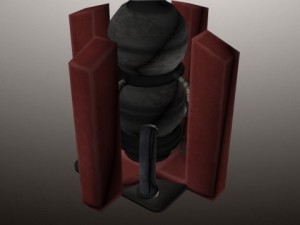 tesla coil tower 3D Модель