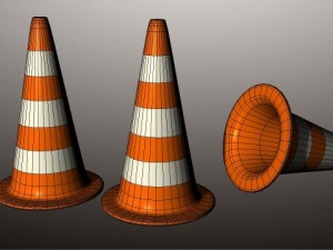 traffic cone Modelo 3D