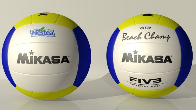 volley ball 02 3D मॉडल .c4d .max .obj .3ds .fbx .stl .blend 