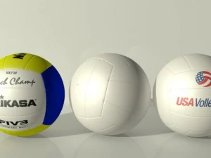 Volleyball-Sammlung 3D Modell