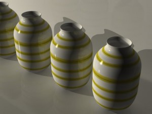 omaggio vase 02  kahler design 3D Model