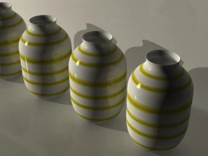 omaggio vase 02  kahler design 3D Model