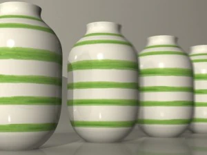 omaggio vase 03  kahler design 3D Model
