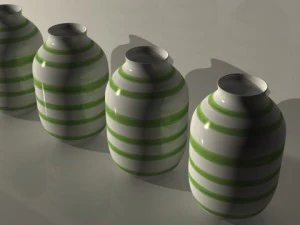 omaggio vase 03  kahler design 3D Model