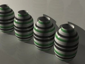 omaggio vase 04  kahler design 3D Model