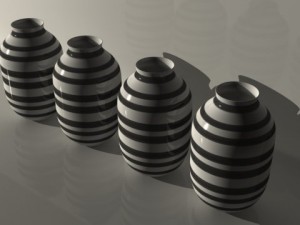 omaggio vase 05  kahler design 3D Model