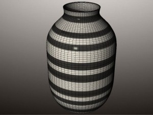 omaggio vase 05  kahler design 3D Model