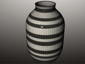 omaggio vase 05  kahler design 3D Model