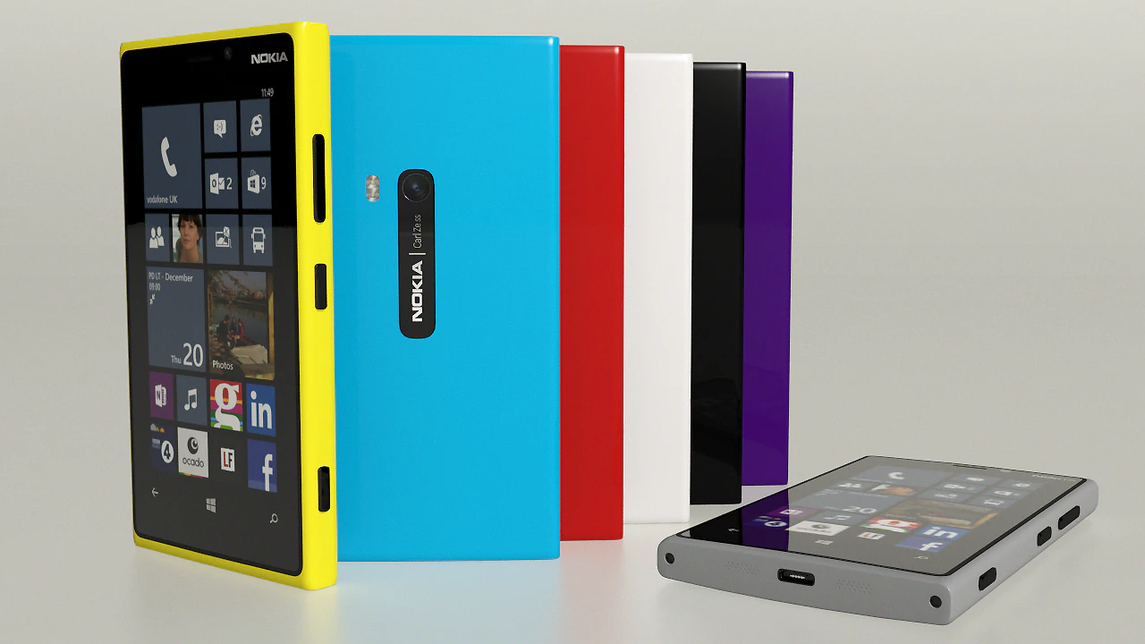 nokia lumia 920 collection 3D Model .c4d .max .obj .3ds .fbx .stl .blend 