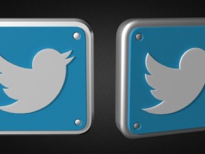 twitter logo collection 3D Model