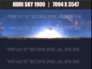 hdr 1900 spherical sky 3D Model