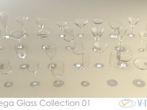 mega glass collection 01 vray 3D Model