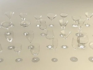 mega glass collection 01 vray 3D Model