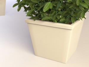 plant in pot 01 vray Modelo 3D