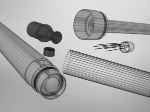 vapour electronic cigarette 3D-Modell