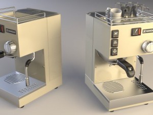 rancilio espresso machine retro 3D 모델