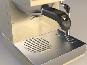 rancilio espresso machine retro 3Dモデル