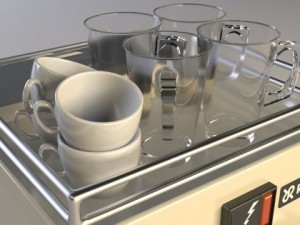 rancilio espresso machine retro 3Dモデル