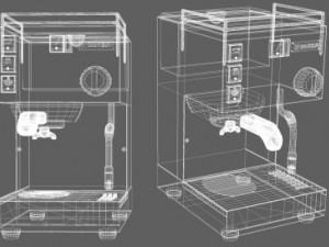 rancilio espresso machine retro 3Dモデル