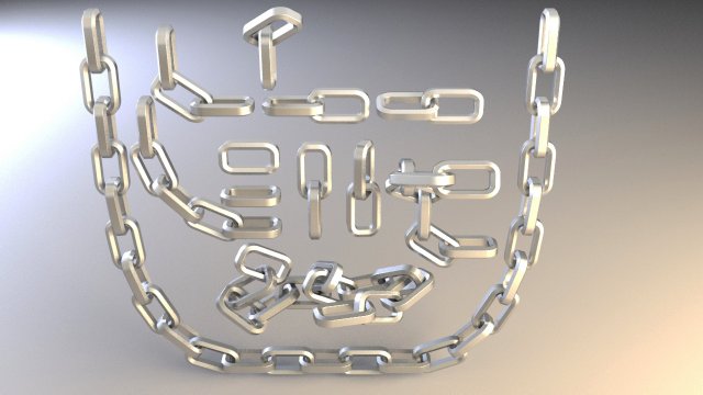 chain assemble pack Modelo 3D .c4d .max .obj .3ds .fbx .stl .blend 