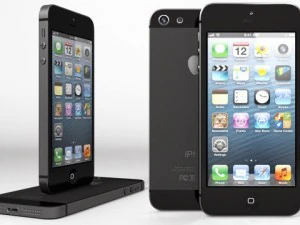 apple iphone 5 black edition blacksilver vray 3D Model