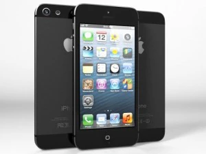 apple iphone 5 black edition blacksilver vray 3D Model