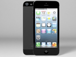 apple iphone 5 black edition blacksilver vray 3Dモデル