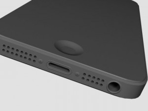 apple iphone 5 black edition blacksilver vray 3Dモデル