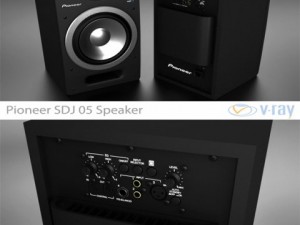 pioneer sdj05 speaker 3D Модель