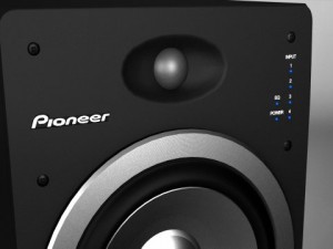 pioneer sdj05 speaker Modelo 3D
