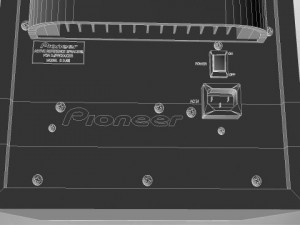 pioneer sdj05 speaker Modelo 3D