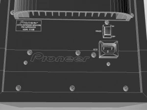 pioneer sdj05 speaker 3D Model