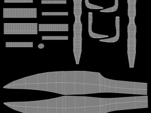 spartan sword 3D Model
