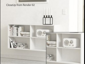modern living room interior 001 Model 3D
