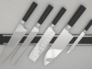knife set 01 3D-Modell
