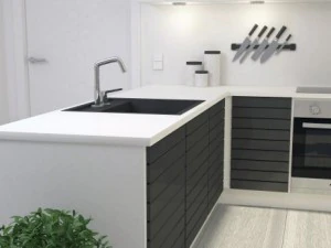 interior de cocina moderna 001 Modelo 3D