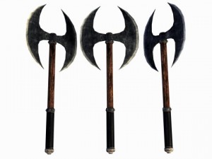two handed axe 01 3D Модель
