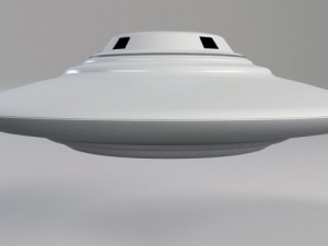 ufo classic flying saucer vray 3D Model