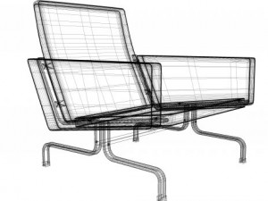 pk31 design chair Model 3D
