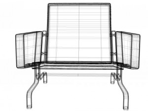 pk31 design chair Model 3D